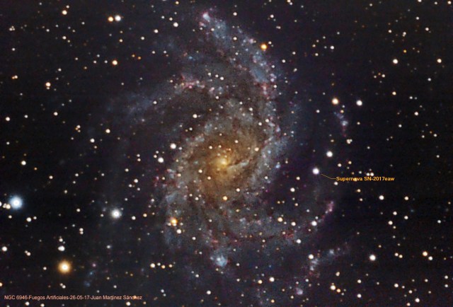 NGC6946-supernova-SN2017eaw-26-05-17 Juan Martínez Sánchez