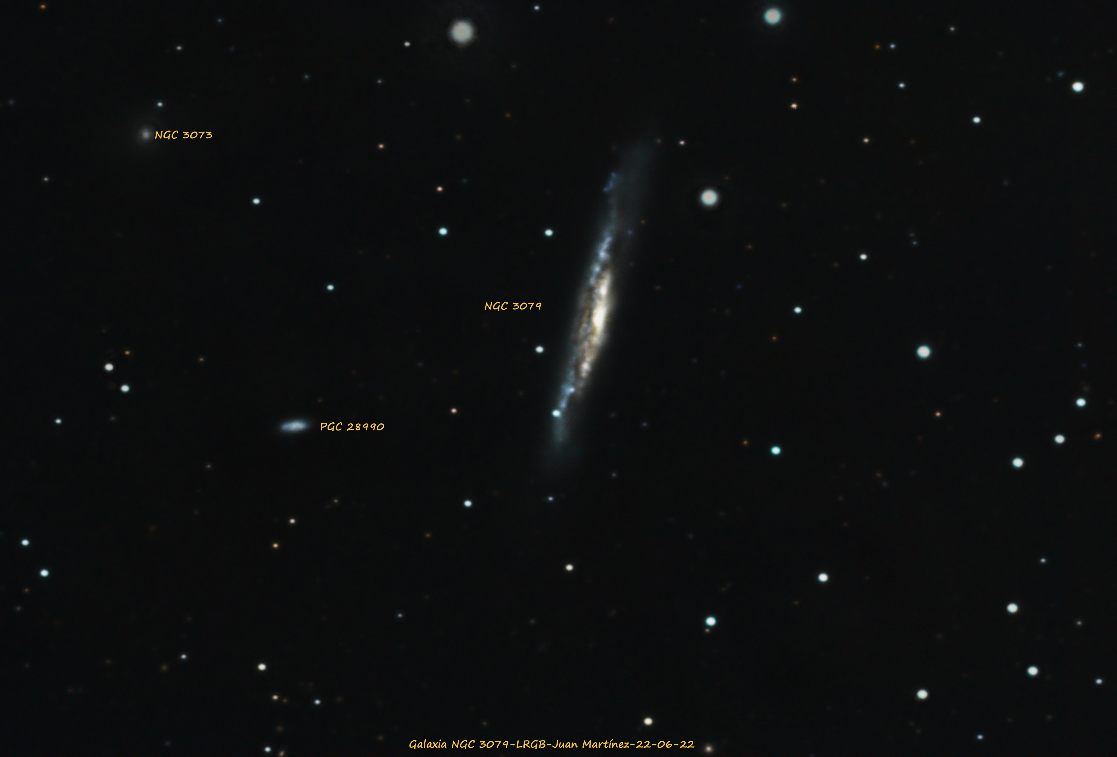 Galaxia NGC 3079 – AstroObac