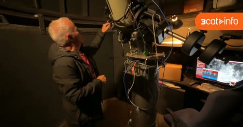 Un jubilat es construeix un observatori astronòmic al jardí: "Tinc el cap a la lluna i més enllà" - 3CatInfo